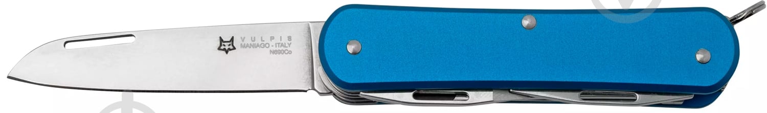 Ніж багатофункціональний Fox Vulpis Aluminium, 5 инструментов ц:blue 1753.06.91 - фото 2