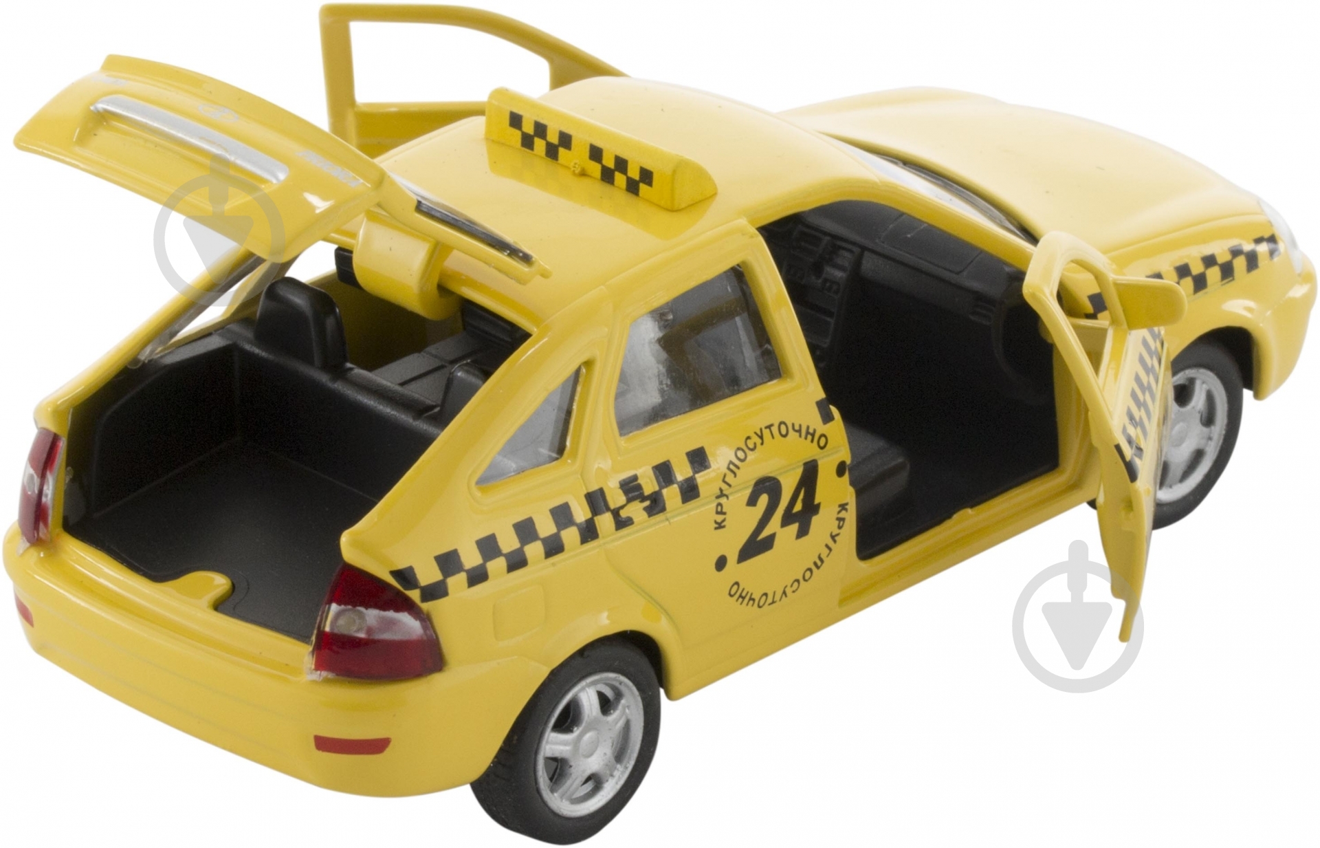 Автомодель Autotime 1:36 металлическая Лада Приора такси 33986 - фото 2 Автомодель Autotime 1:36 металлическая Лада Приора такси 33986 - фото 2