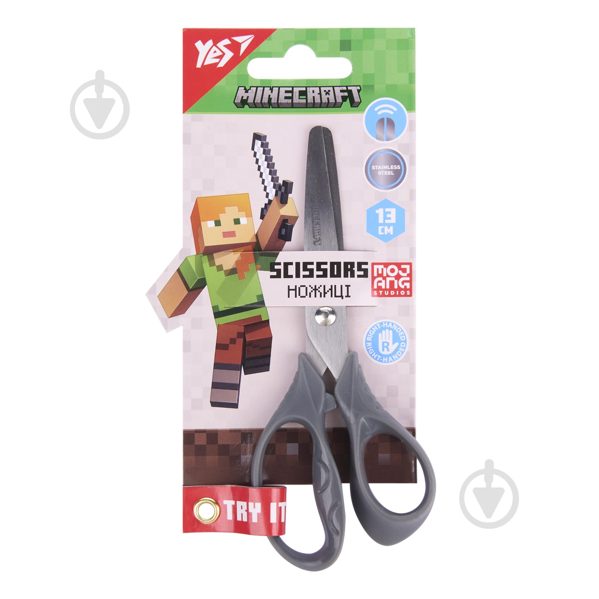 Ножницы детские Minecraft 13 см YES 480461 - фото 1