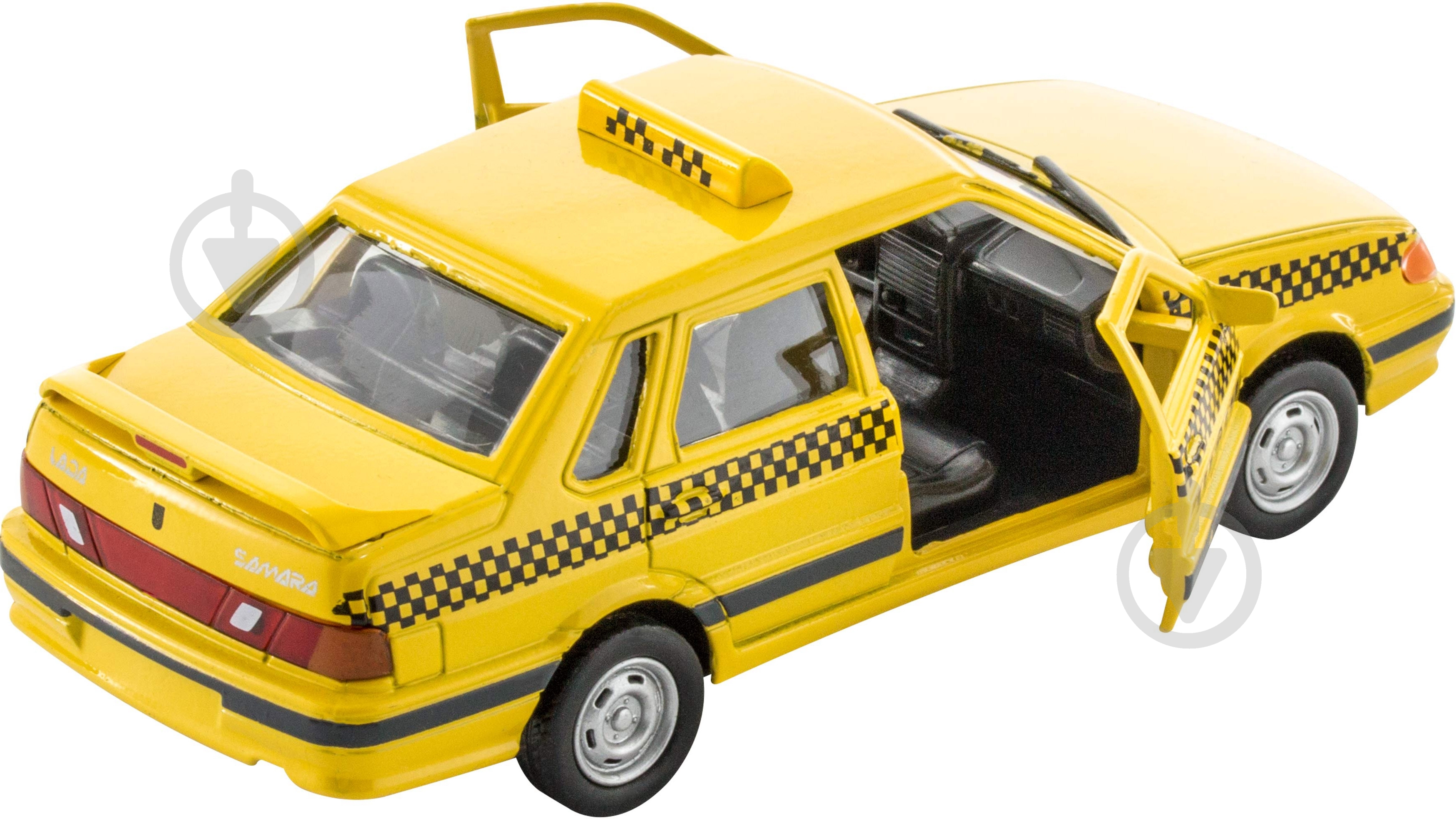 Автомодель Autotime 1:36 металева Лада Самара 115 таксі 30088 - фото 2 Автомодель Autotime 1:36 металева Лада Самара 115 таксі 30088 - фото 2