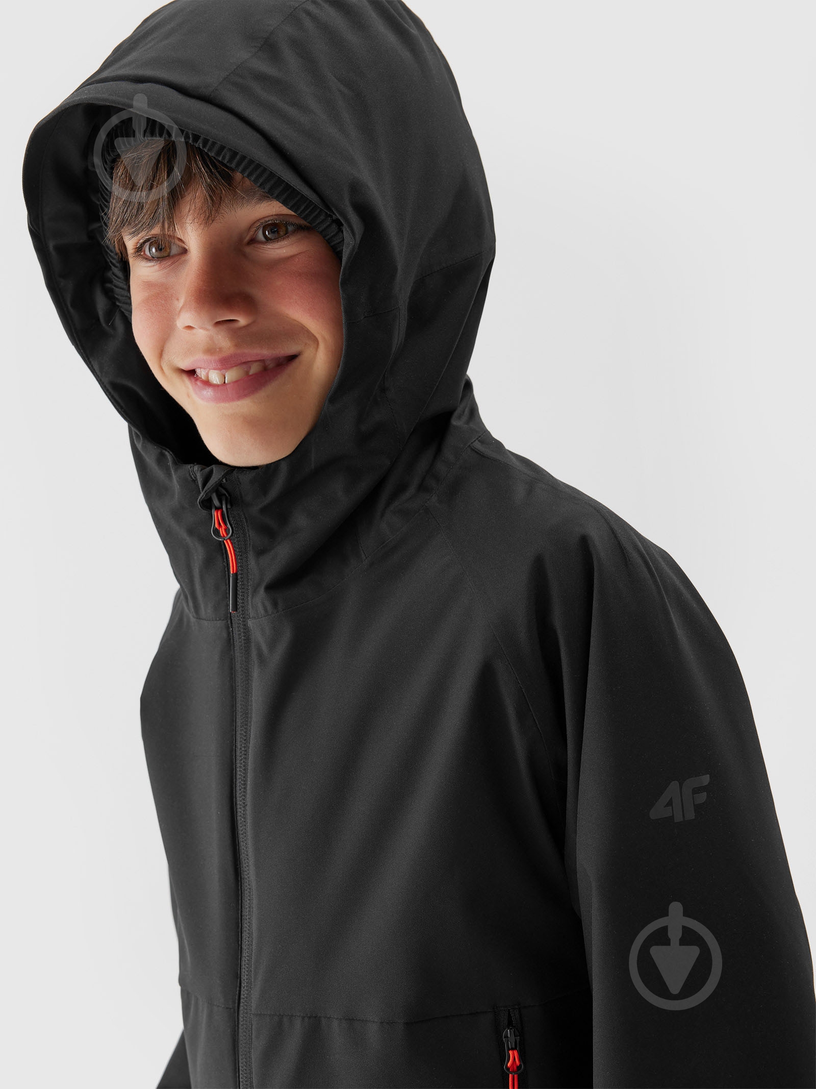 Куртка для мальчиков 4F TECHNICAL JACKET M281 4FJAW23TTJAM281-21S р.140 черная - фото 5