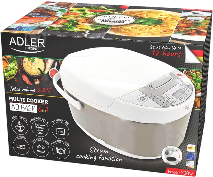 Мультиварка Adler AD-6420 - фото 14 Мультиварка Adler AD-6420 - фото 14