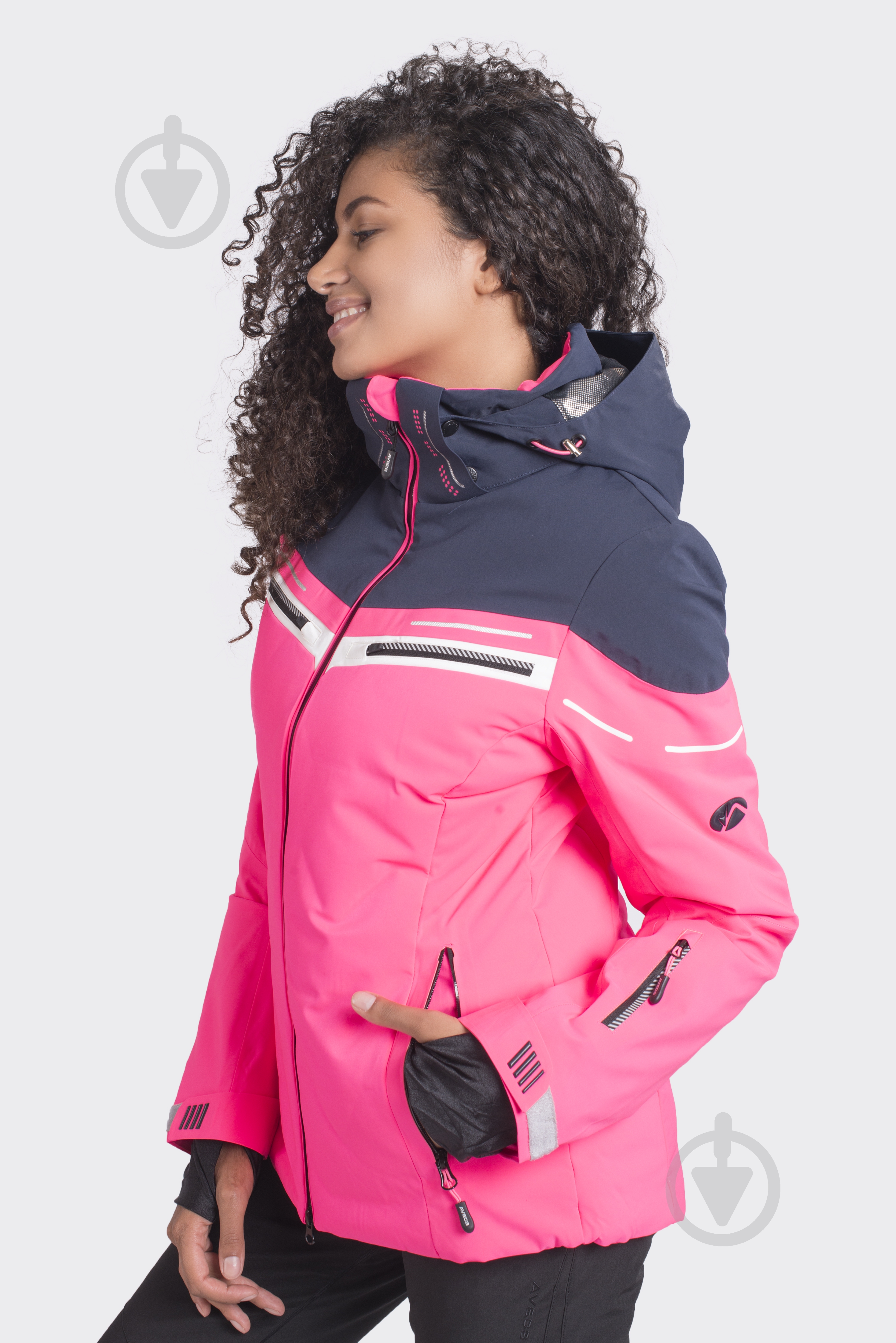 Куртка женская зимняя Avecs AV-70412/34 р.L малиновая - фото 3 Куртка женская зимняя Avecs AV-70412/34 р.L малиновая - фото 3