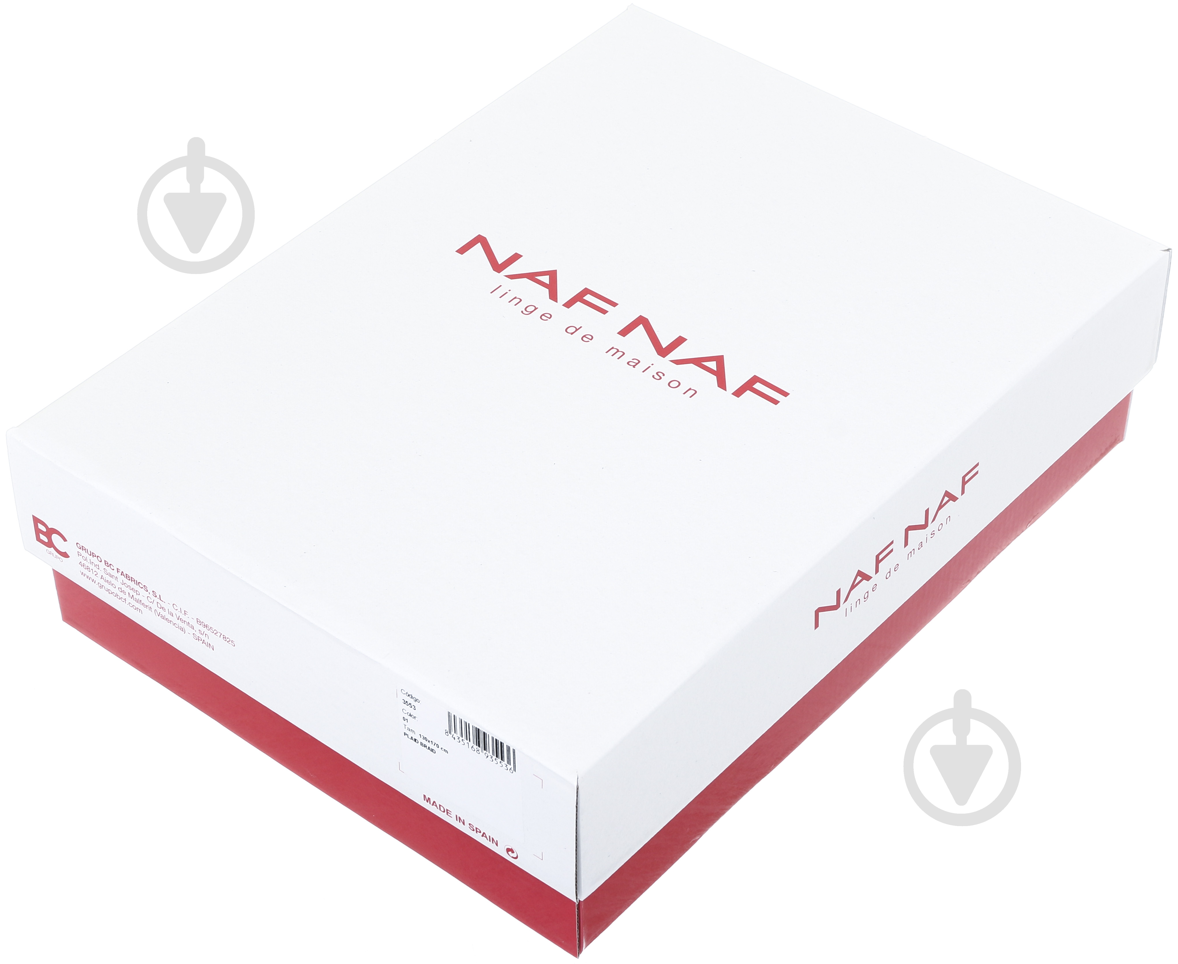 Плед Naf Naf Braid 130x170 см айвори Guy Laroche Paris - фото 5 Плед Naf Naf Braid 130x170 см айвори Guy Laroche Paris - фото 5
