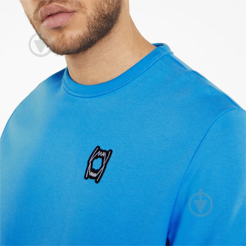 Свитшот Puma PIVOT CREW EMB 53324909 р. S голубой - фото 3