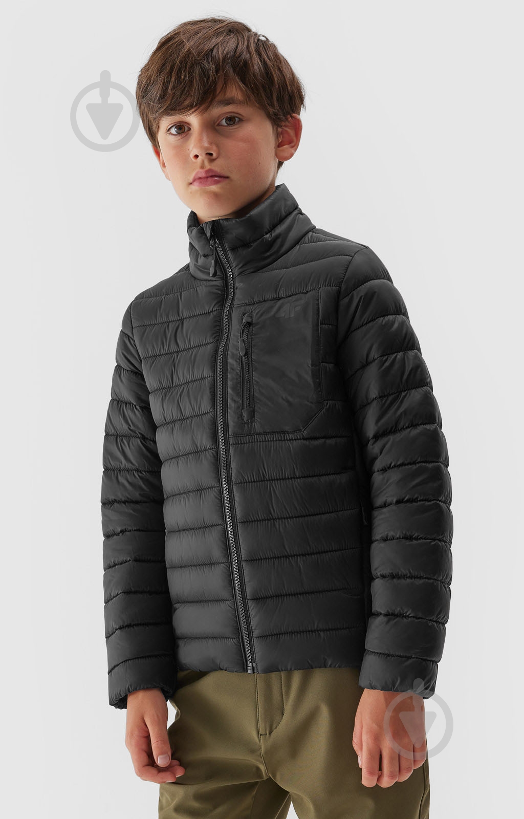 Куртка для мальчиков 4F DOWN JACKET M220 4FJAW23TDJAM220-21S р.128 черная - фото 1 Куртка для мальчиков 4F DOWN JACKET M220 4FJAW23TDJAM220-21S р.128 черная - фото 1