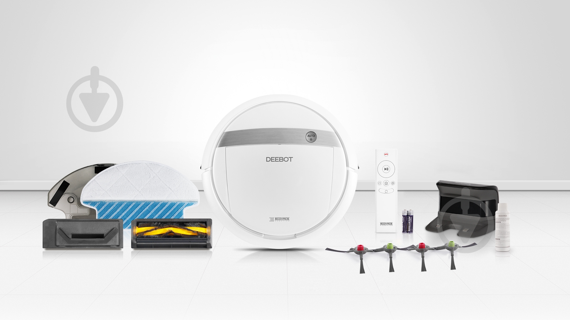 Робот-пылесос Ecovacs Deebot DM88 white/silver - фото 8 Робот-пылесос Ecovacs Deebot DM88 white/silver - фото 8