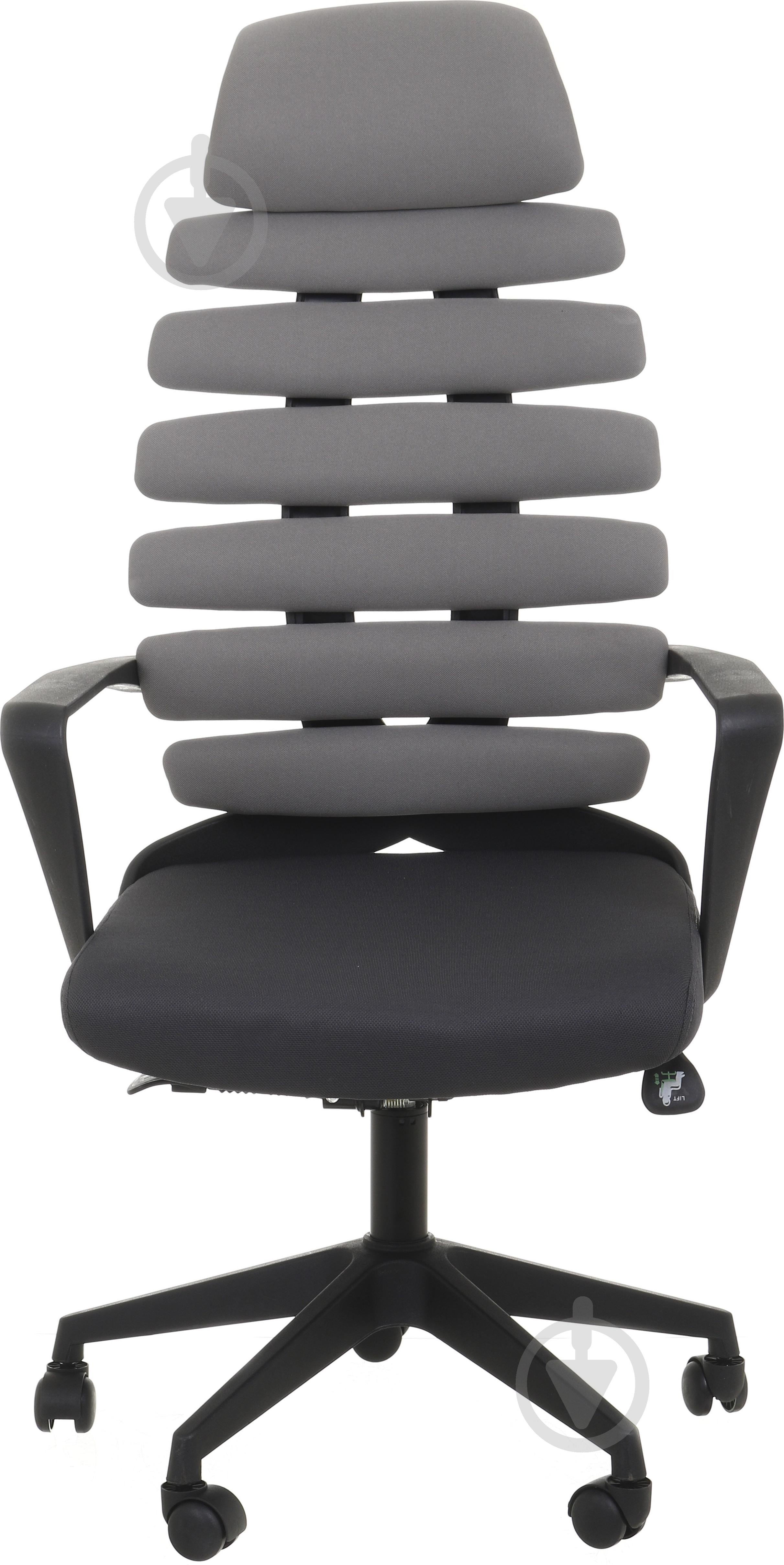 Кресло офисное Центр Меблів Астра серо-черный - фото 1