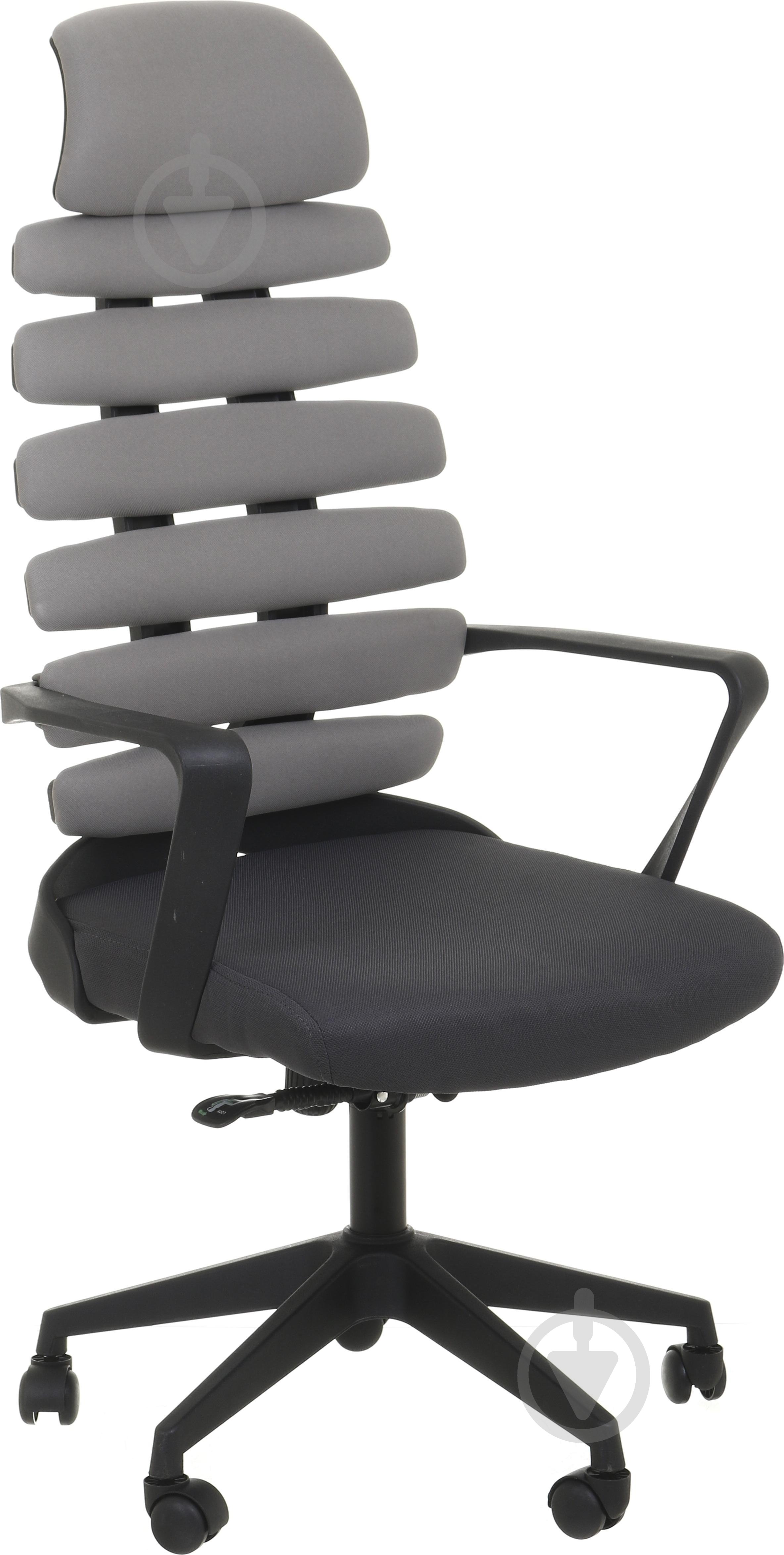 Кресло офисное Центр Меблів Астра серо-черный - фото 2