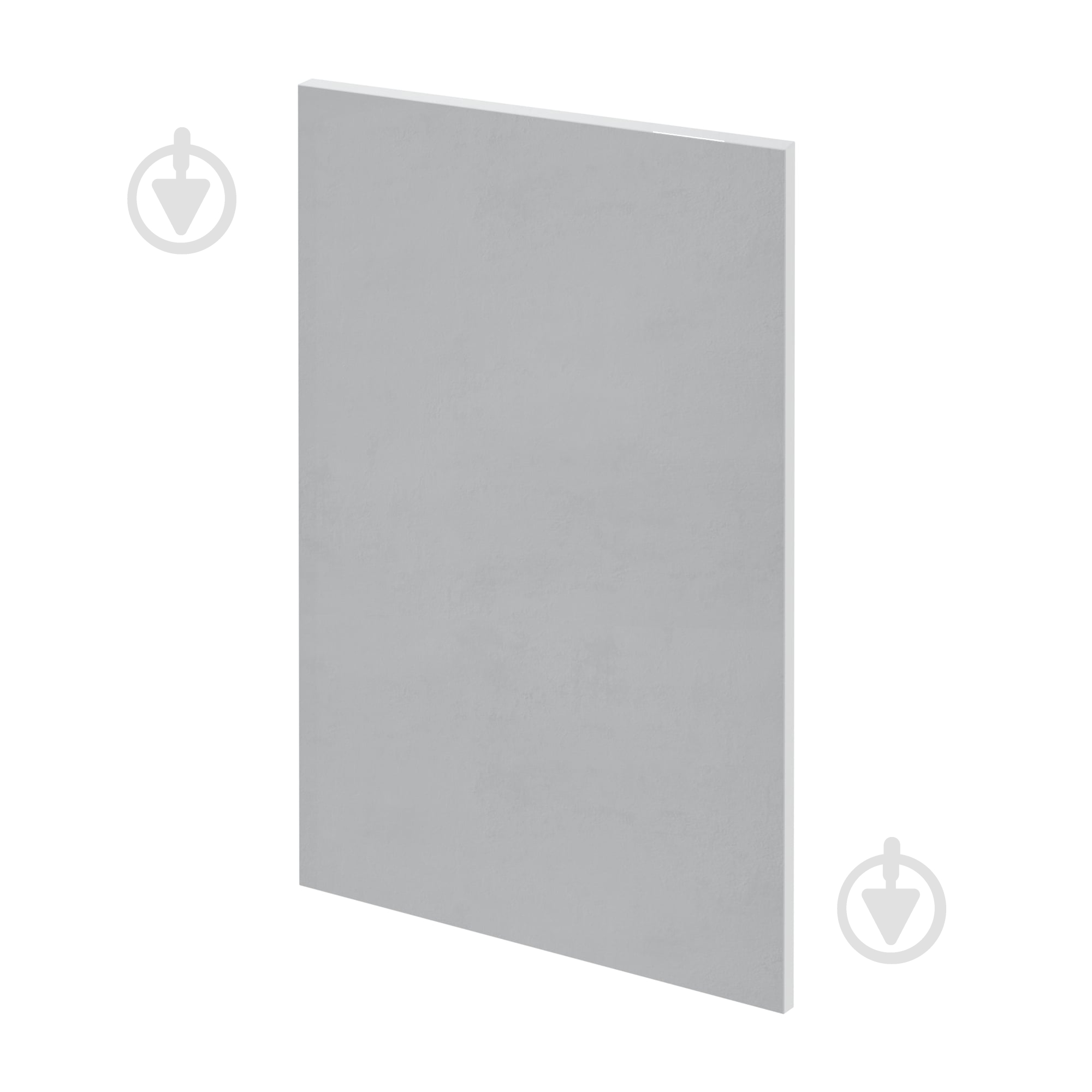 Фасад для кухни KS Wood Оксид светло-серый мат Р253 355x896 н/св NLC - фото 1