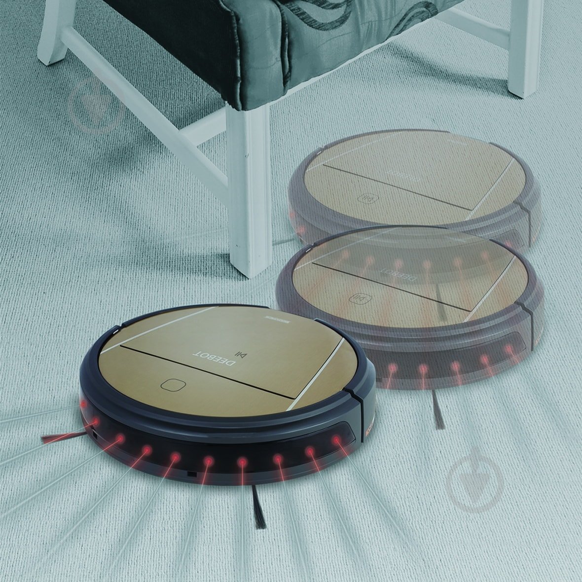 Робот-пылесос Ecovacs DEEBOT D83 gold - фото 14 Робот-пылесос Ecovacs DEEBOT D83 gold - фото 14