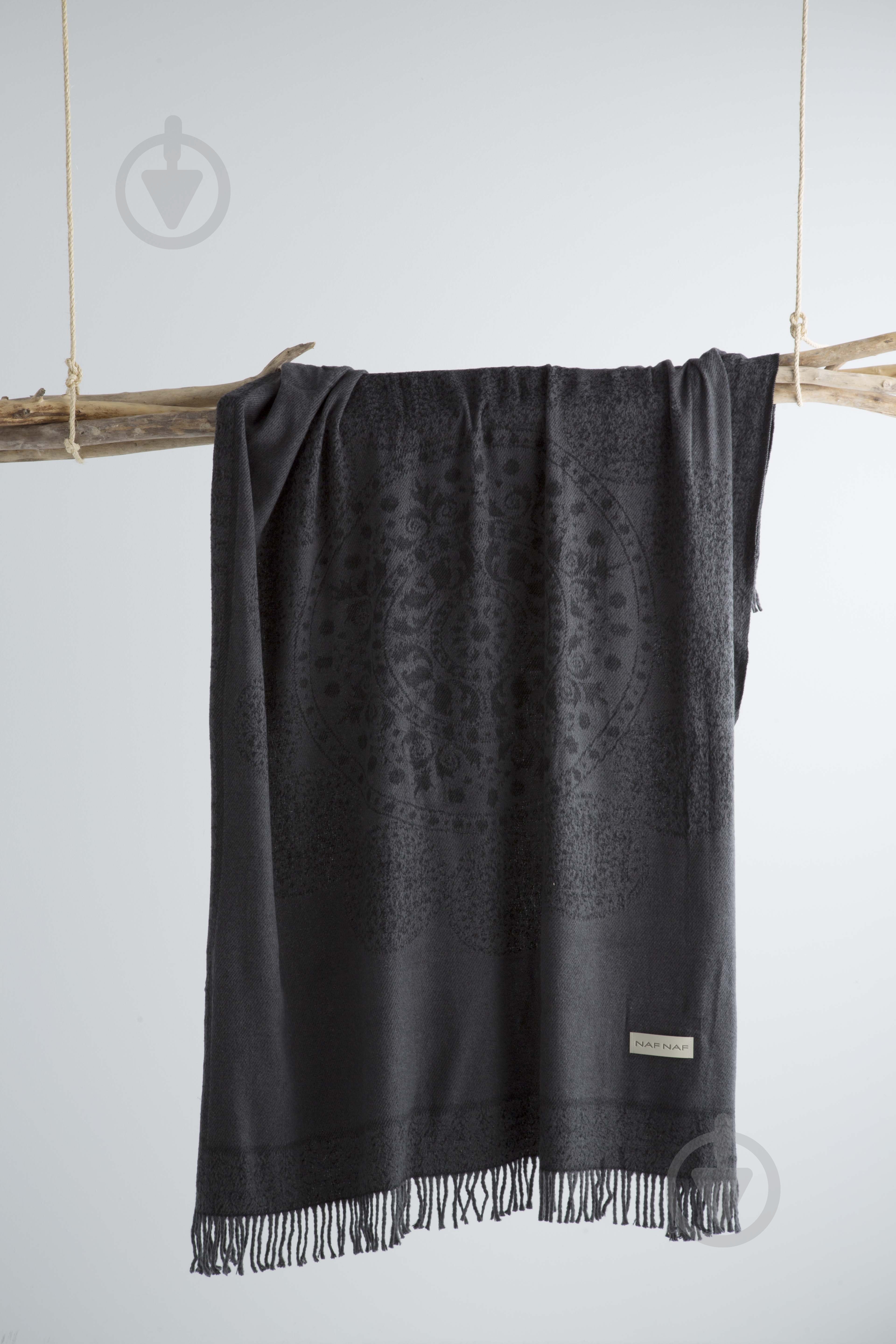 Плед Naf Naf Marble 130x170 см серый Guy Laroche Paris - фото 1