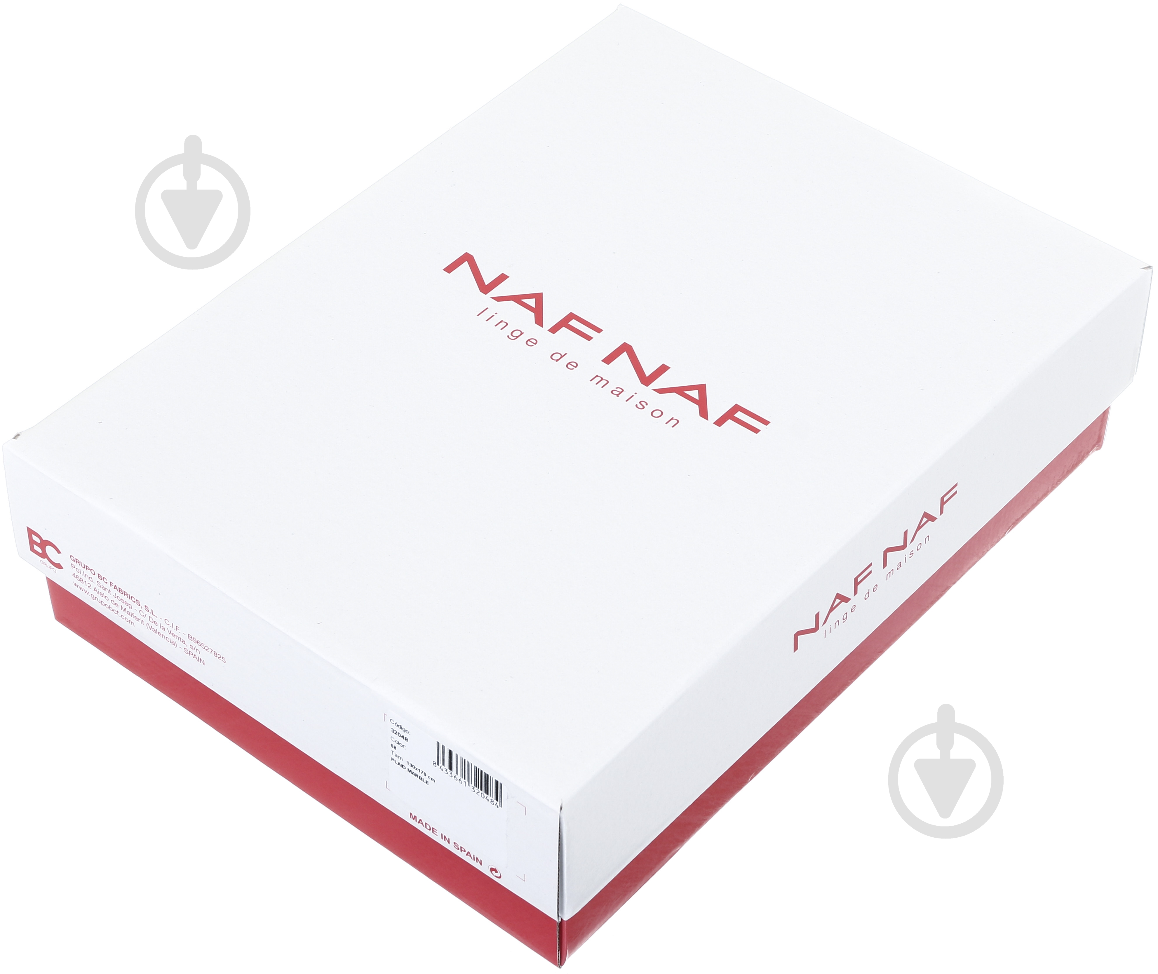 Плед Naf Naf Marble 130x170 см серый Guy Laroche Paris - фото 5