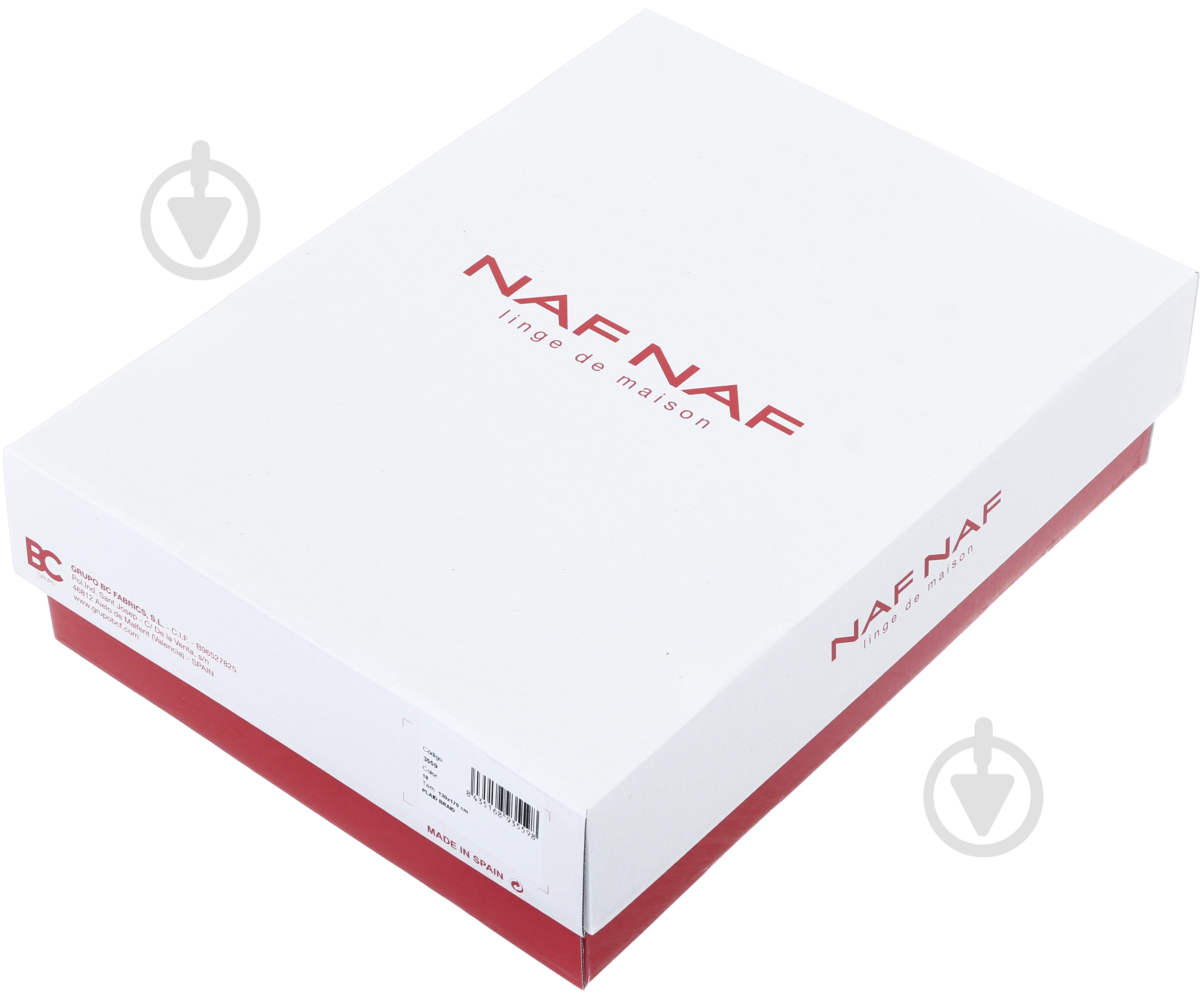 Плед Naf Naf Braid 130x170 см світло-сірий Guy Laroche Paris - фото 5 Плед Naf Naf Braid 130x170 см світло-сірий Guy Laroche Paris - фото 5