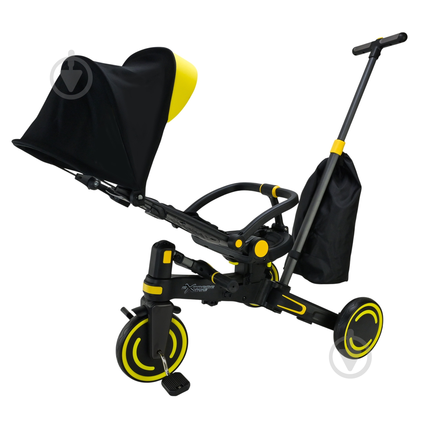 Велосипед-коляска Shantou TR2409 черный с желтым - фото 2 Велосипед-коляска Shantou TR2409 черный с желтым - фото 2