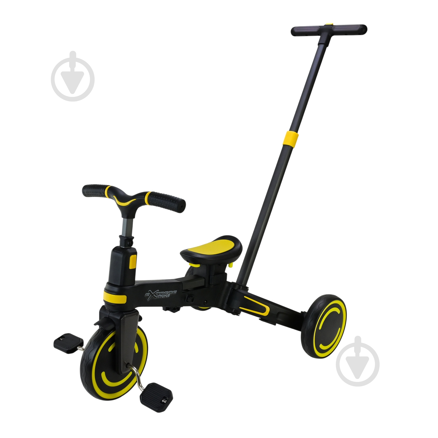 Велосипед-коляска Shantou TR2409 черный с желтым - фото 4 Велосипед-коляска Shantou TR2409 черный с желтым - фото 4