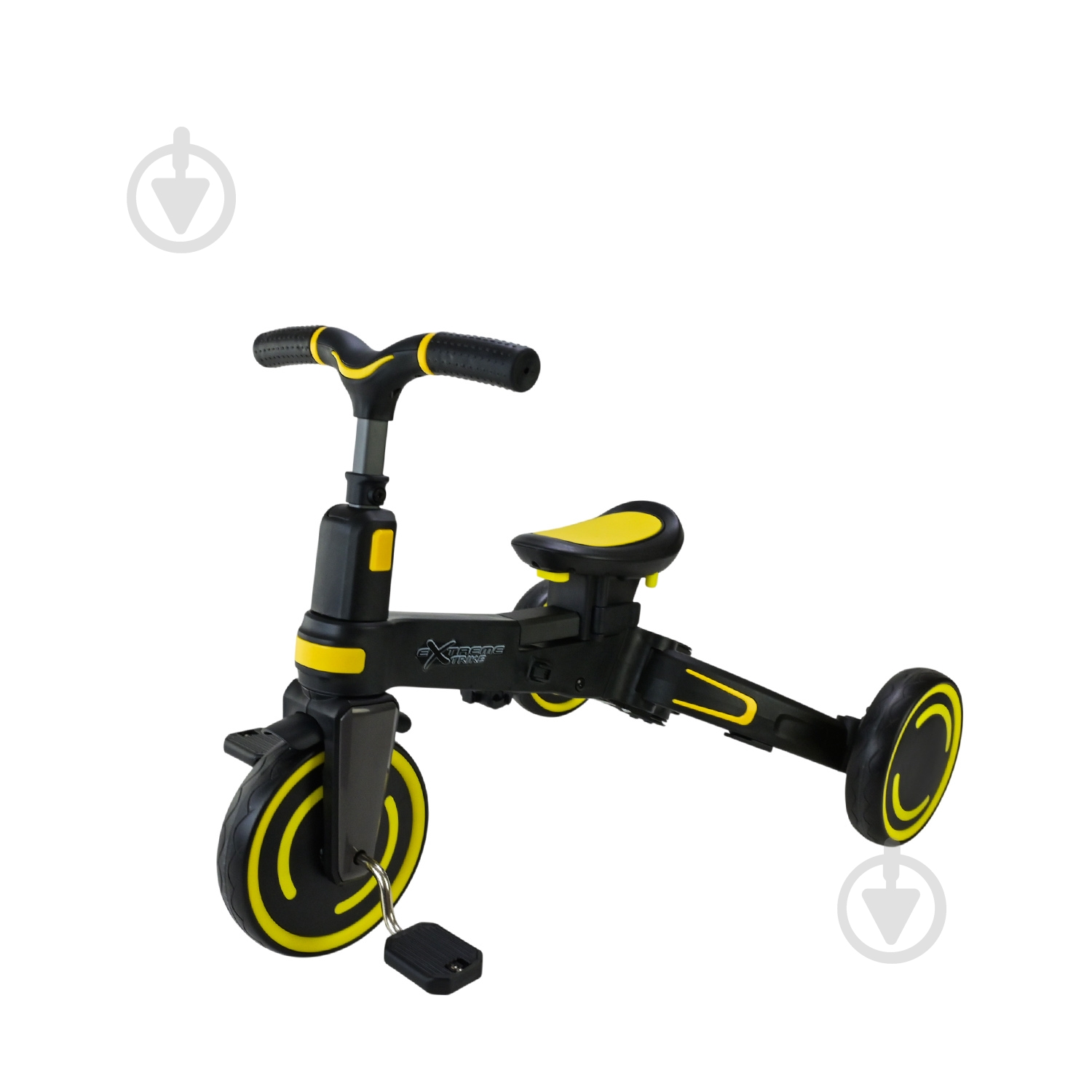 Велосипед-коляска Shantou TR2409 черный с желтым - фото 5 Велосипед-коляска Shantou TR2409 черный с желтым - фото 5