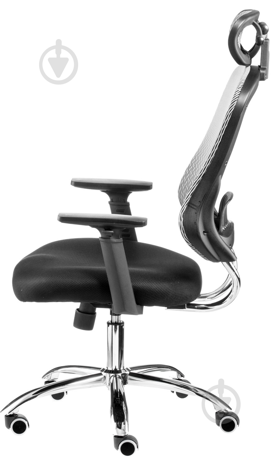 Кресло Special4You Cancеr E1007 черно-серый - фото 4