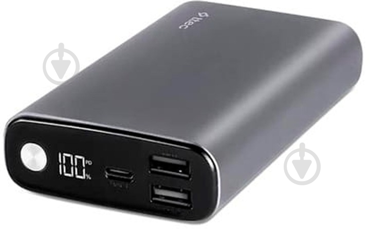 Повербанк Ttec ReCharger Pro LCD PD 15000 mAh space gray (2BB216UG) - фото 2 Повербанк Ttec ReCharger Pro LCD PD 15000 mAh space gray (2BB216UG) - фото 2