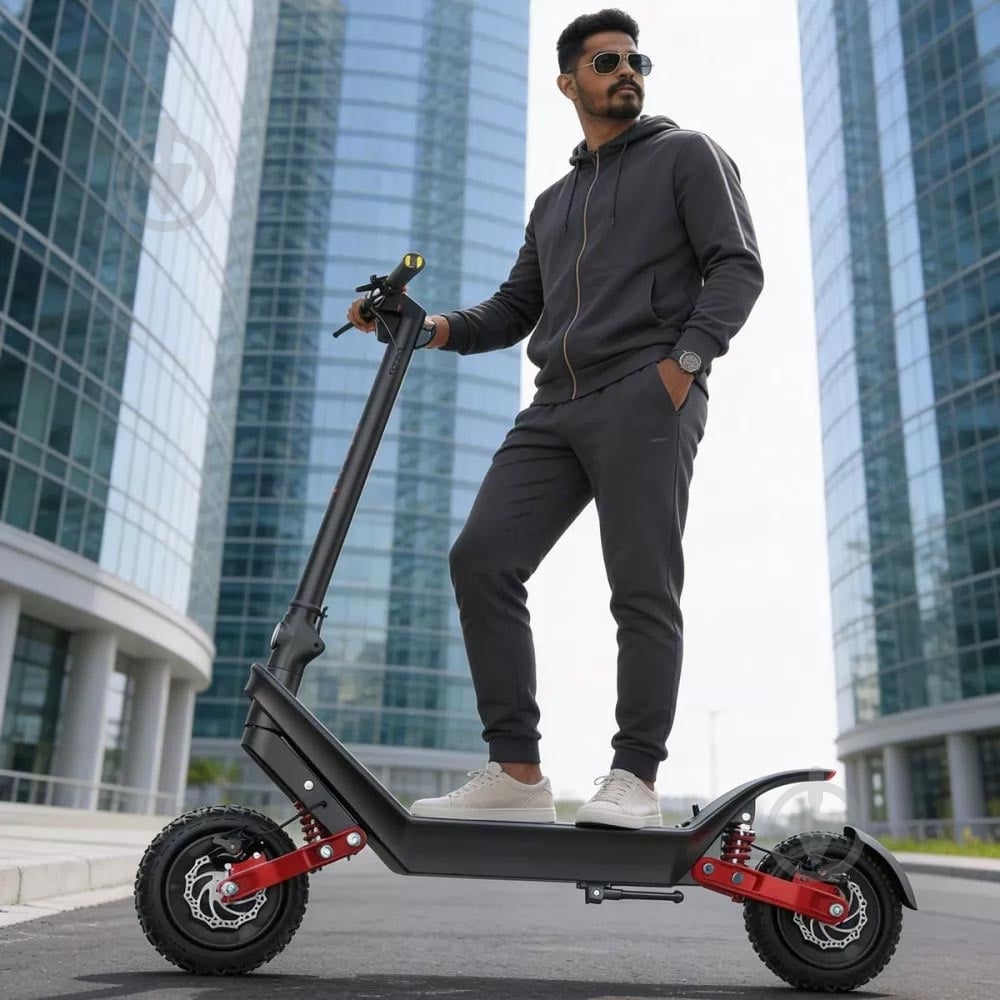 Електросамокат Proove Model Dual Sport SE App 1200W Black/Red (DLSE24050302) - фото 24