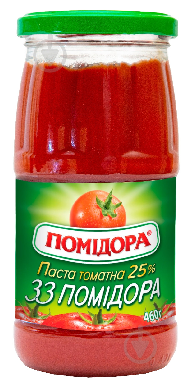 Паста томатная ПОМІДОРА 33 помидора 25% 460 г - фото 1
