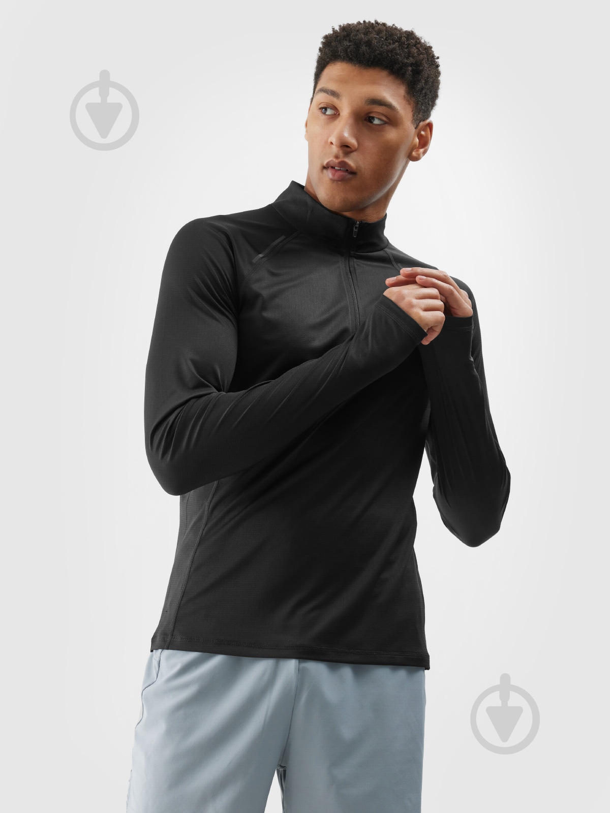 Джемпер 4F LONGSLEEVE FNK M240 4FWSS24TFLOM240-20S р.L черный - фото 1