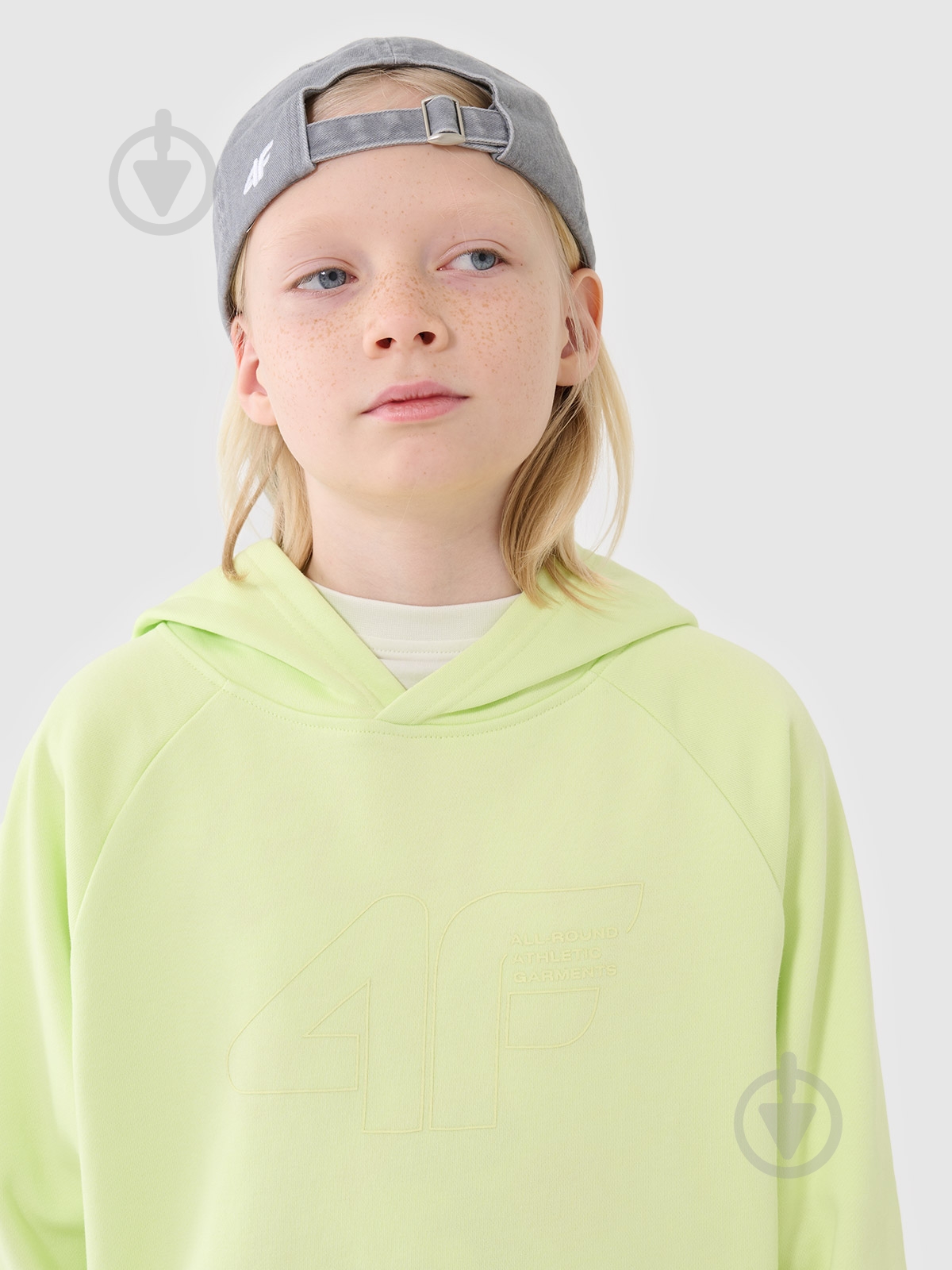 Джемпер 4F SWEATSHIRT M1712 4FJWSS25TSWSM1712-45N р.122 салатовий - фото 3 Джемпер 4F SWEATSHIRT M1712 4FJWSS25TSWSM1712-45N р.122 салатовий - фото 3