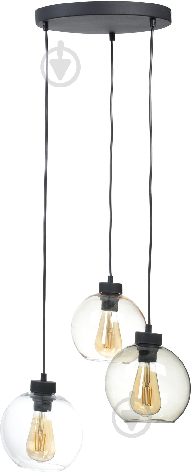 Подвес TK Lighting Cubus 3x60 Вт E27 черный 2831 - фото 1 Подвес TK Lighting Cubus 3x60 Вт E27 черный 2831 - фото 1