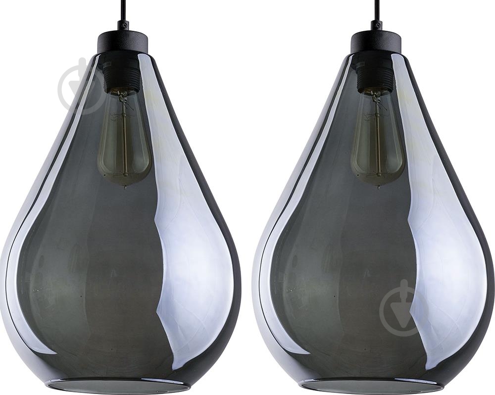 Подвес TK Lighting Fuente 3x60 Вт E27 дымчатый 2792 - фото 2