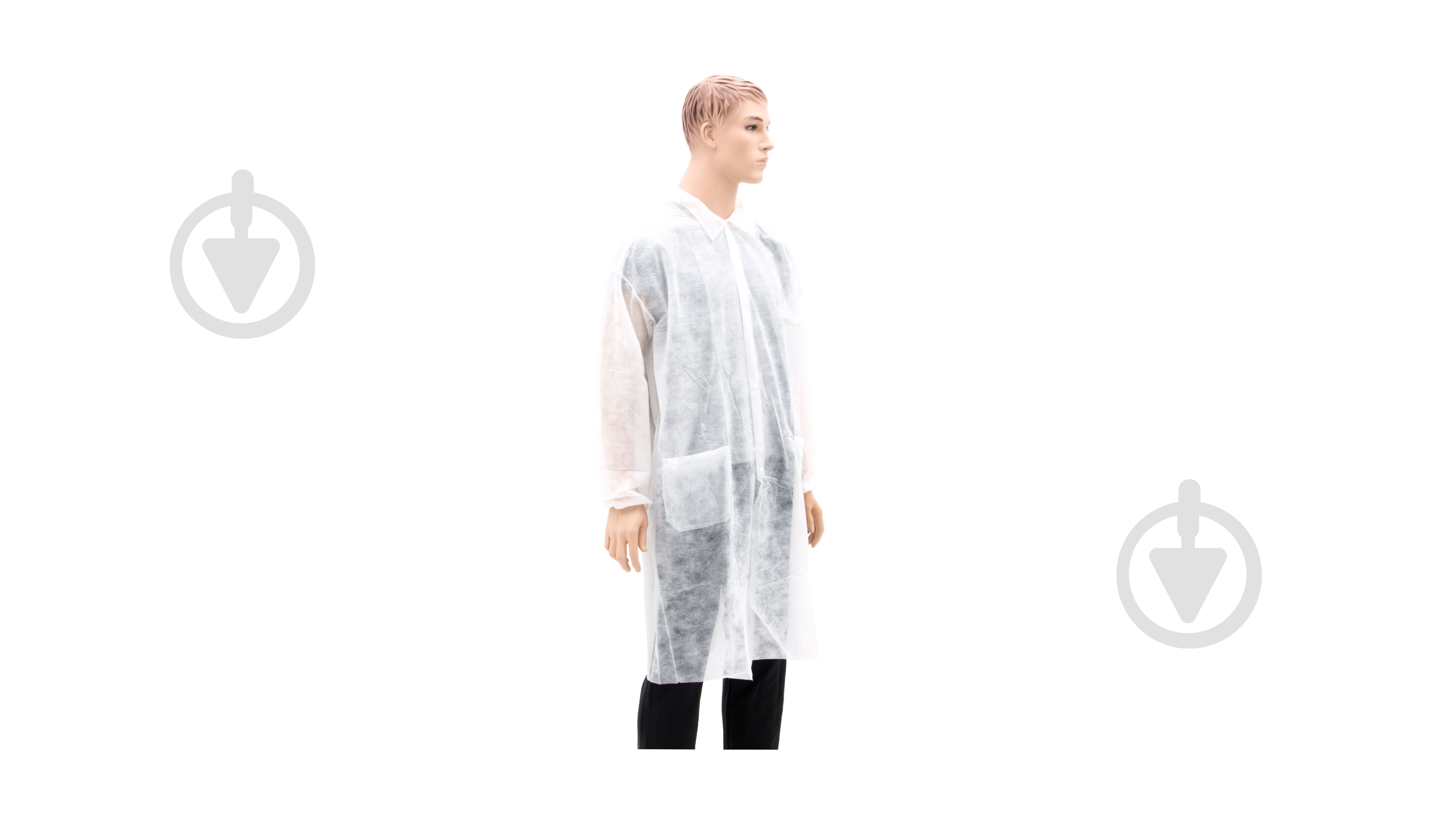 Халат рабочий Delta Plus BLOUSPO р. M BLOUSPOTM белый - фото 2