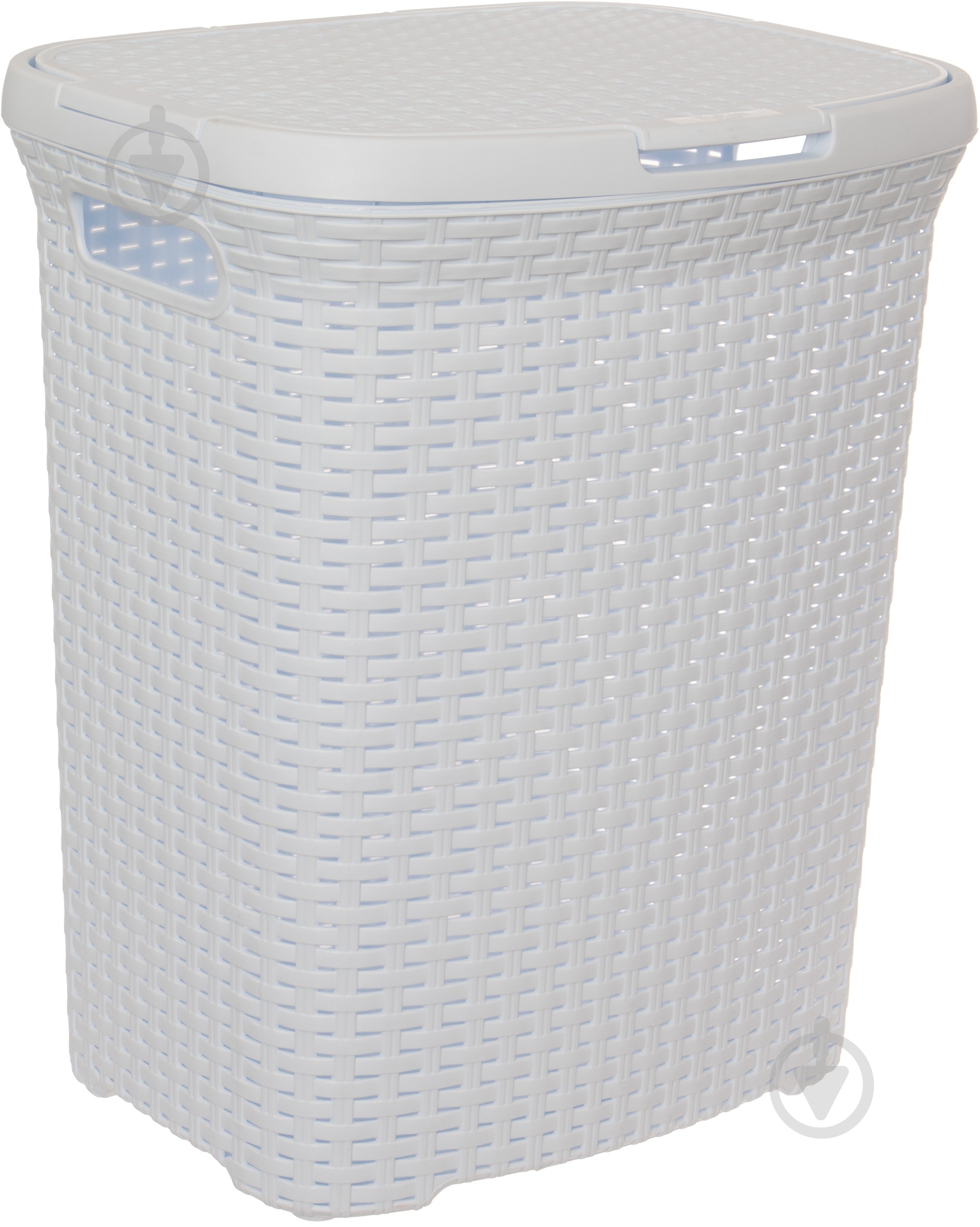 Корзина для белья Rattan 510х420х330 мм 45 л белый - фото 1