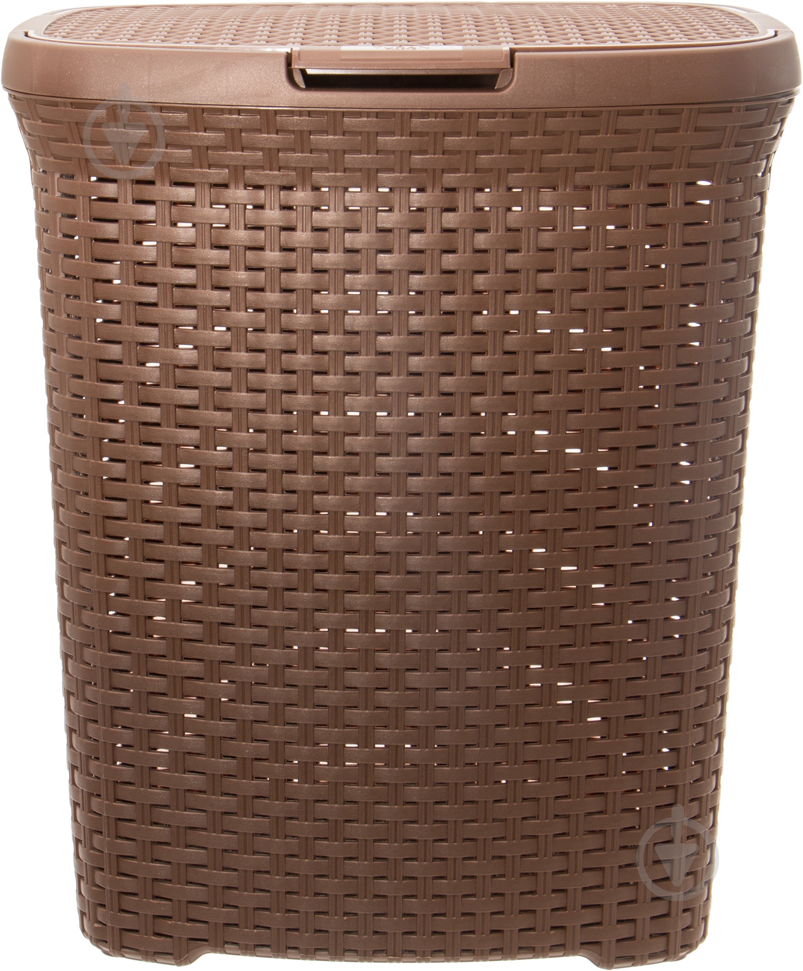 Кошик для білизни Rattan 510х420х330 мм 45 л коричневий - фото 2 Кошик для білизни Rattan 510х420х330 мм 45 л коричневий - фото 2