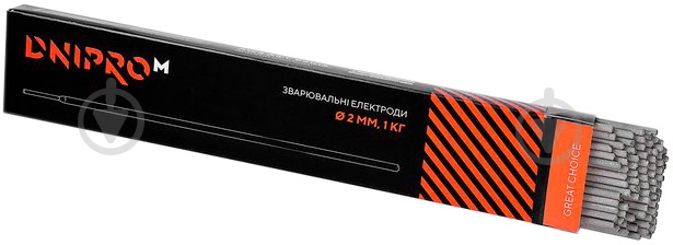 Электроды сварочные Дніпро-М Е6013 2 мм 1 кг - фото 1