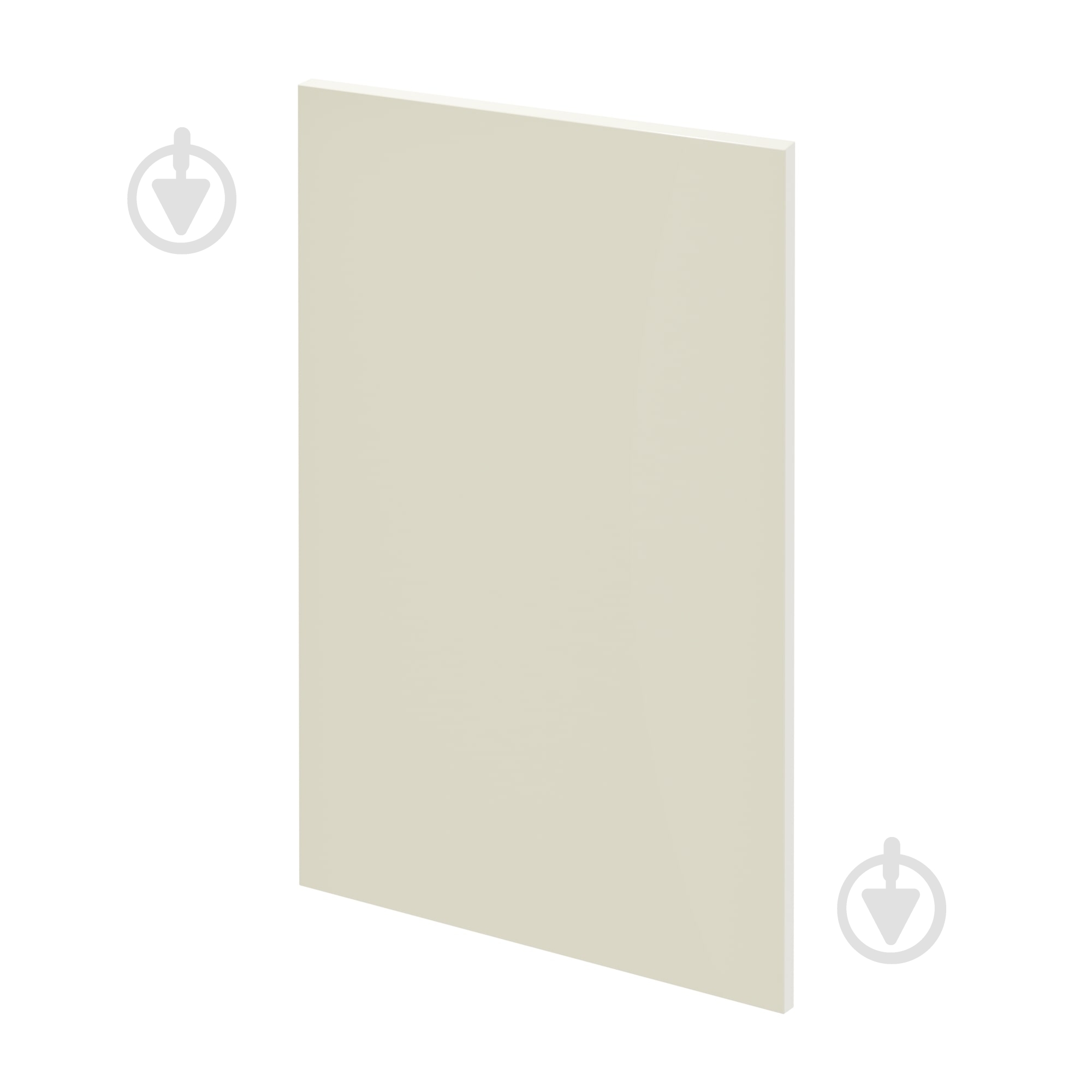 Фасад для кухни KS Wood Кремовый мат Р002 355x596 - фото 1 Фасад для кухни KS Wood Кремовый мат Р002 355x596 - фото 1