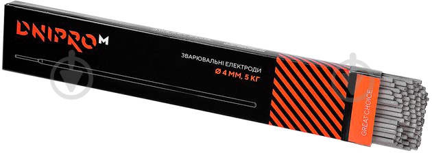 Электроды сварочные Дніпро-М Е6013 4 мм 5 кг - фото 1 Электроды сварочные Дніпро-М Е6013 4 мм 5 кг - фото 1