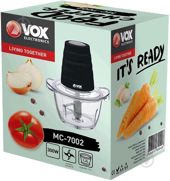 Измельчитель VOX Electronics MC7002 - фото 2 Измельчитель VOX Electronics MC7002 - фото 2