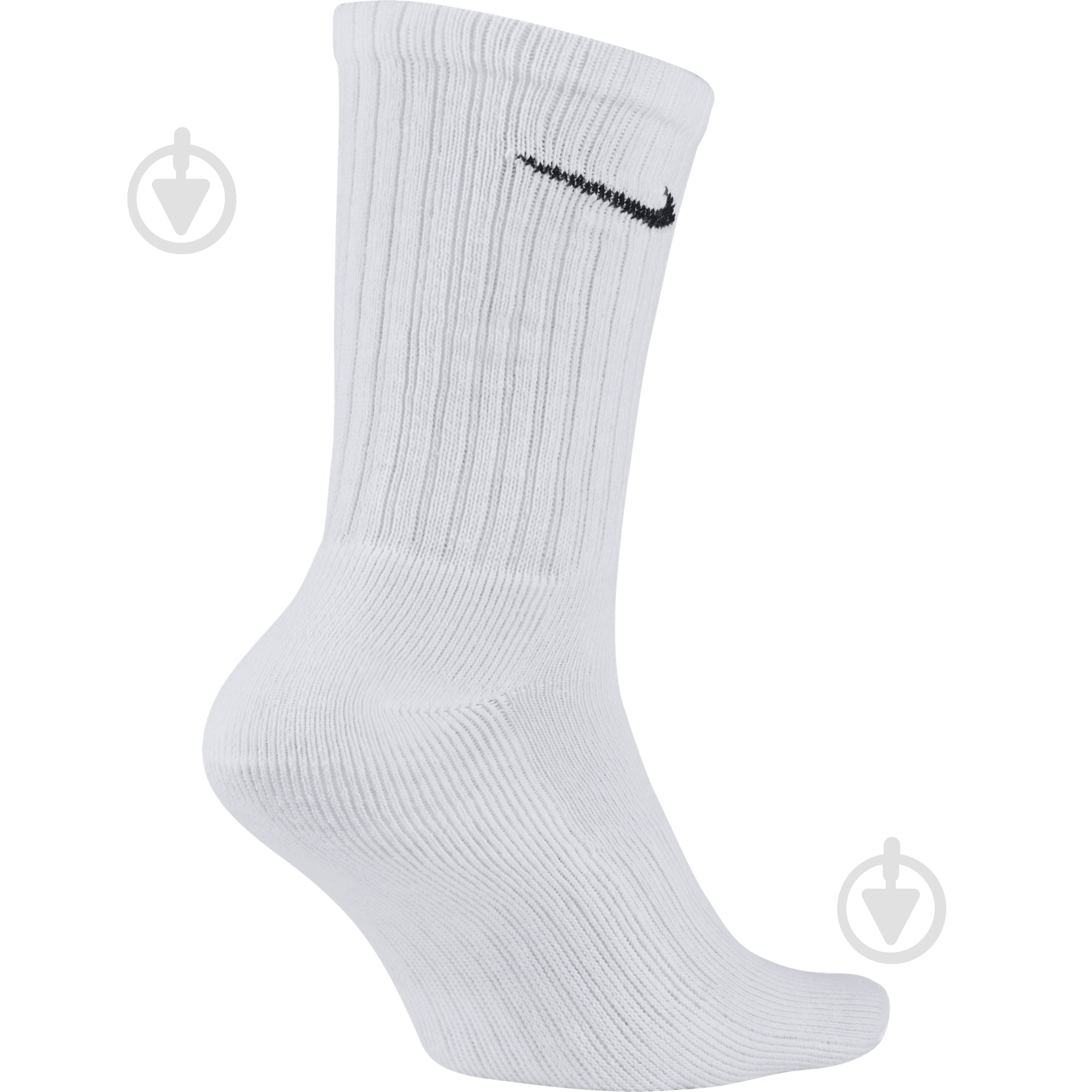 Носки Nike CUSHION 3P SX4508-101 р.46-50 белый 3 пари шт. - фото 3