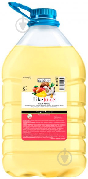 Крем-мило Like Juice Манго та кокос 5000 мл - фото 1