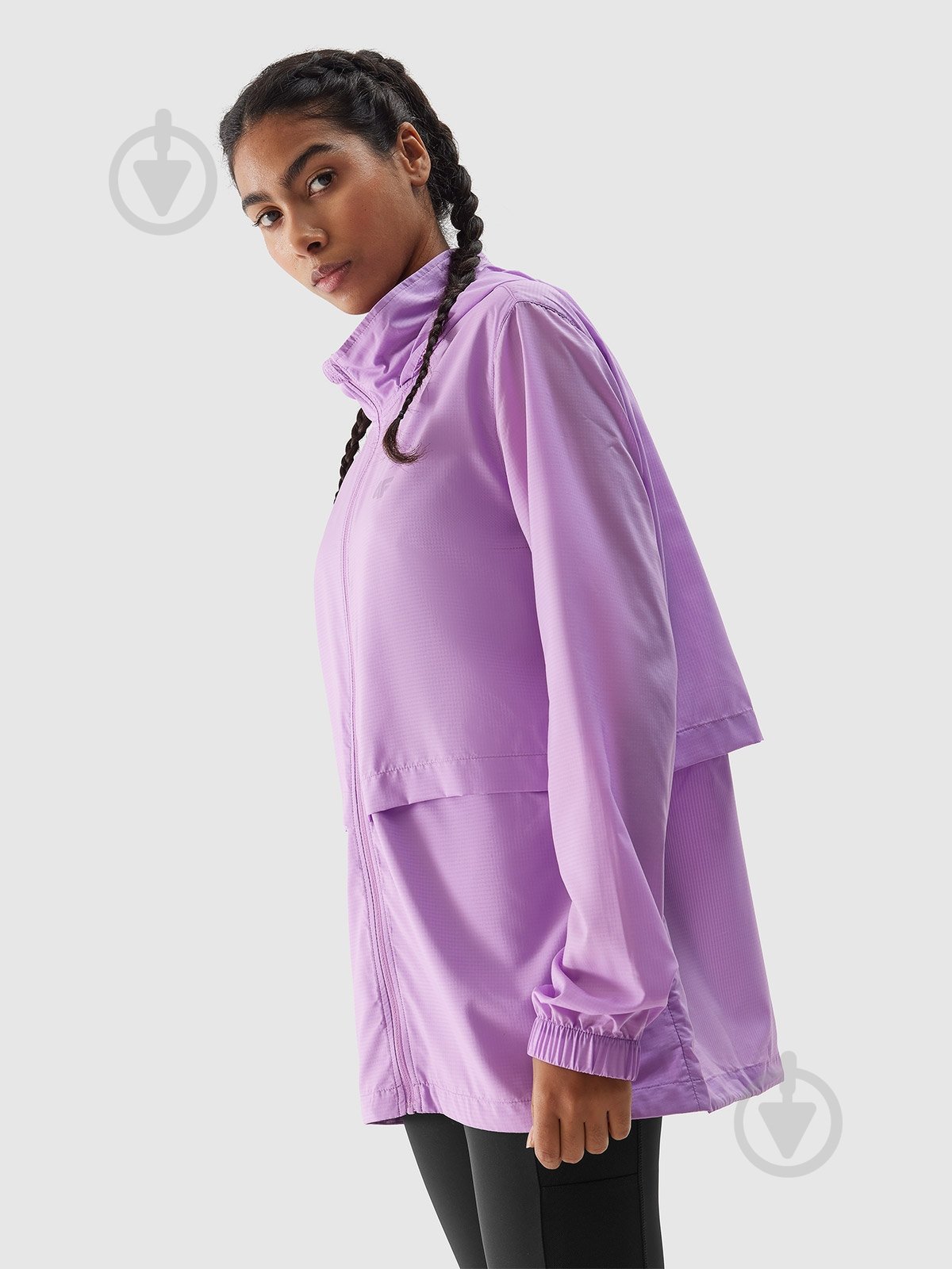 Куртка 4F TECHNICAL JACKET F434 4FWSS24TTJAF434-51S р.L фиолетовая - фото 2 Куртка 4F TECHNICAL JACKET F434 4FWSS24TTJAF434-51S р.L фиолетовая - фото 2