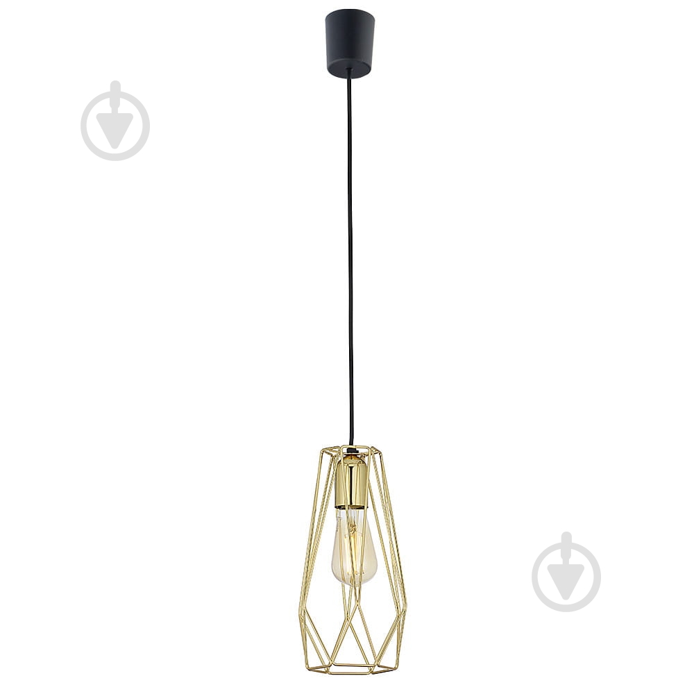 Світильник підвісний TK Lighting LUGO GOLD 1x60 Вт E27 золотий 2696 - фото 3