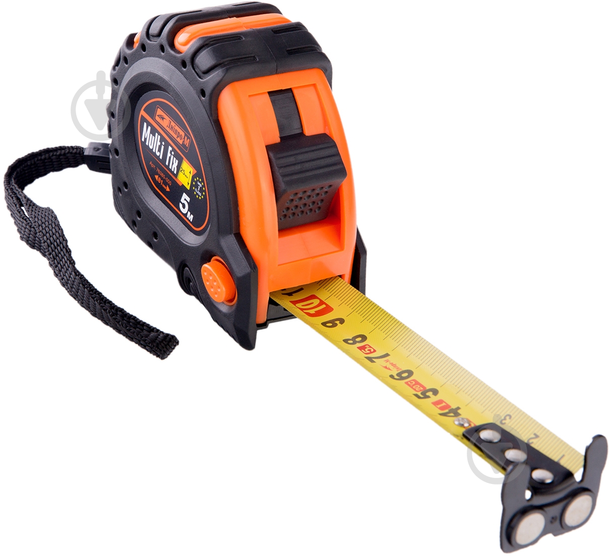 Рулетка Дніпро-М Multi Fix 76385000 5 м  x 25 мм - фото 3