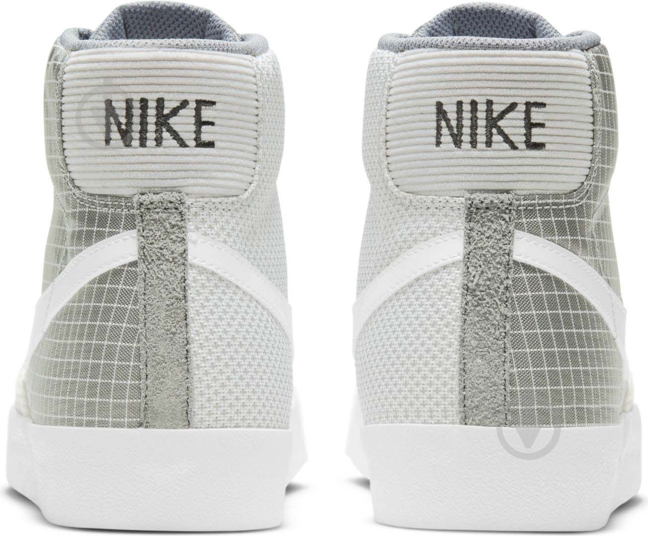 Кроссовки мужские демисезонные Nike Blazer Mid '77 DD1162-001 р.44 серые - фото 5 Кроссовки мужские демисезонные Nike Blazer Mid '77 DD1162-001 р.44 серые - фото 5