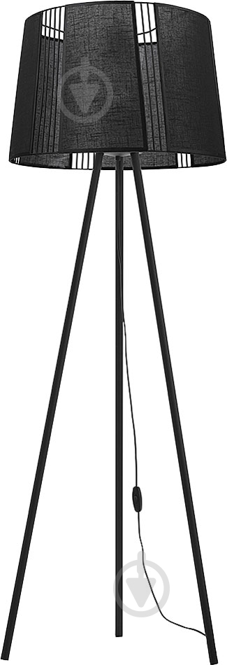 Торшер TK Lighting Carmen 60 Вт E27 черный 5162 - фото 1