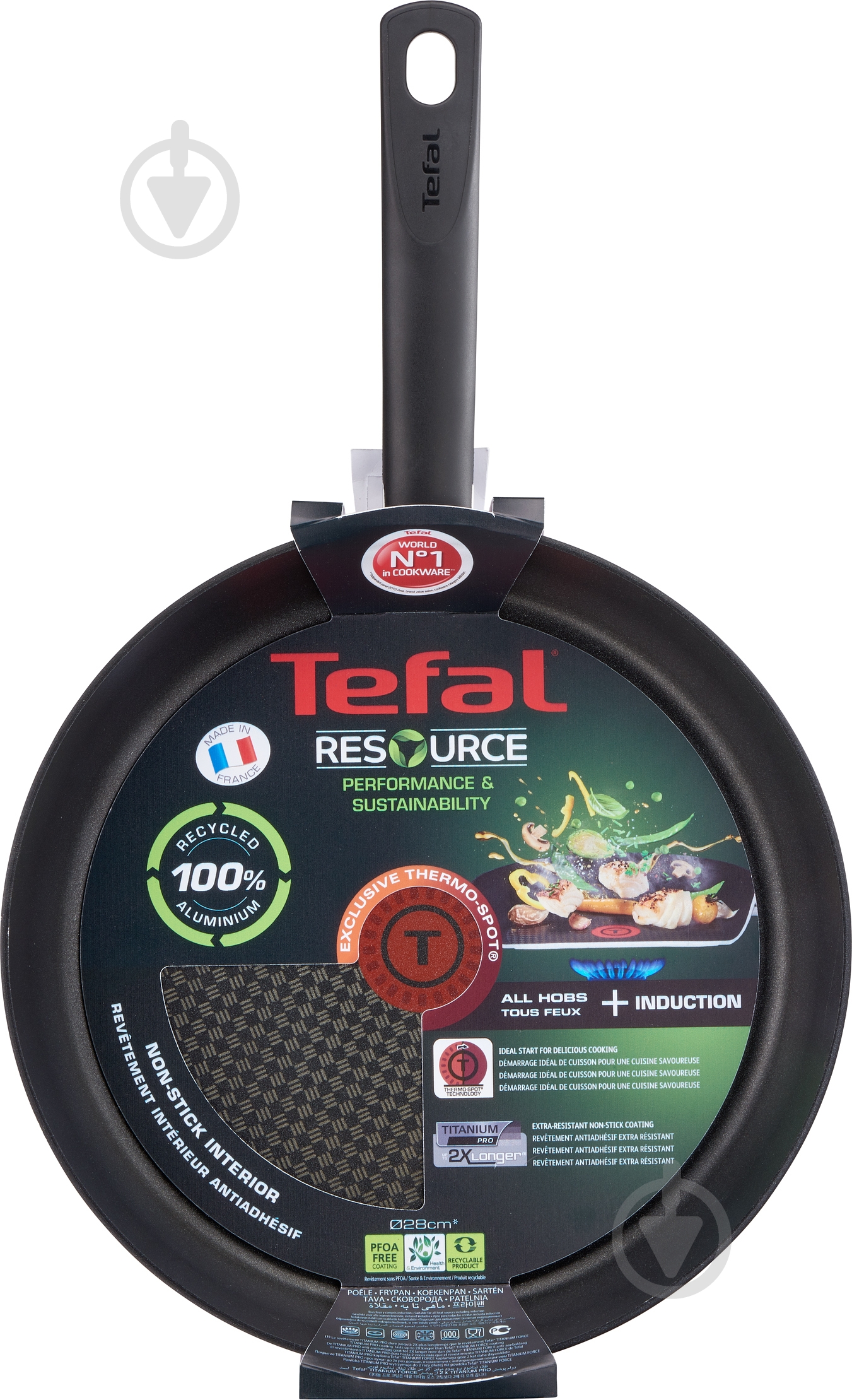 Сковорода Tefal Resource 28 см G1080652 - фото 4