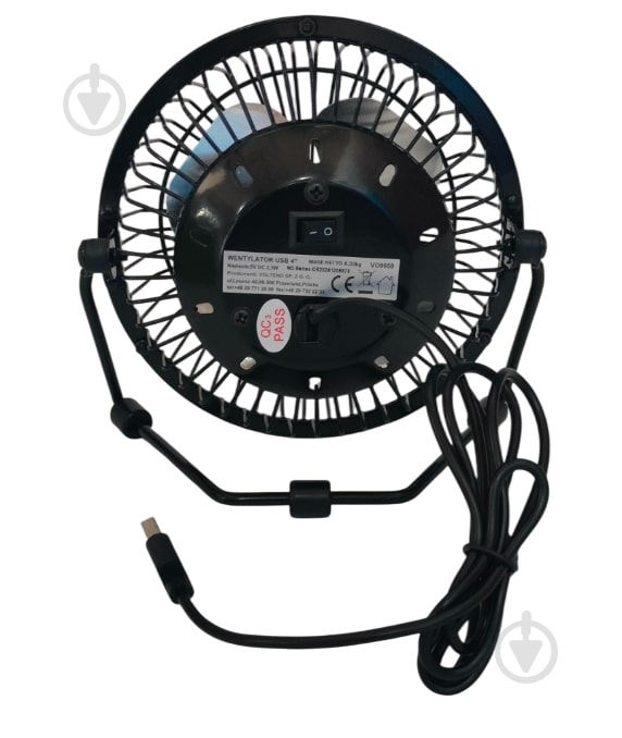 USB-вентилятор Volteno VO0659 2,5 Вт чорний - фото 5 USB-вентилятор Volteno VO0659 2,5 Вт чорний - фото 5