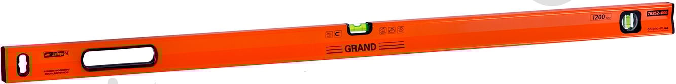 Уровень 120 см Дніпро-М Grand 76352000 - фото 1 Уровень 120 см Дніпро-М Grand 76352000 - фото 1