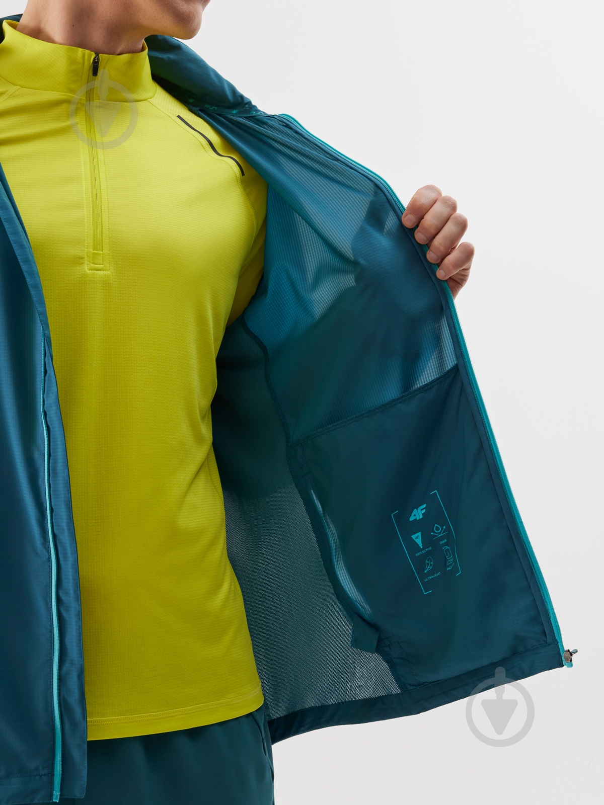 Куртка 4F TECHNICAL JACKET M433 4FWSS24TTJAM433-46S р.L зеленая - фото 8 Куртка 4F TECHNICAL JACKET M433 4FWSS24TTJAM433-46S р.L зеленая - фото 8