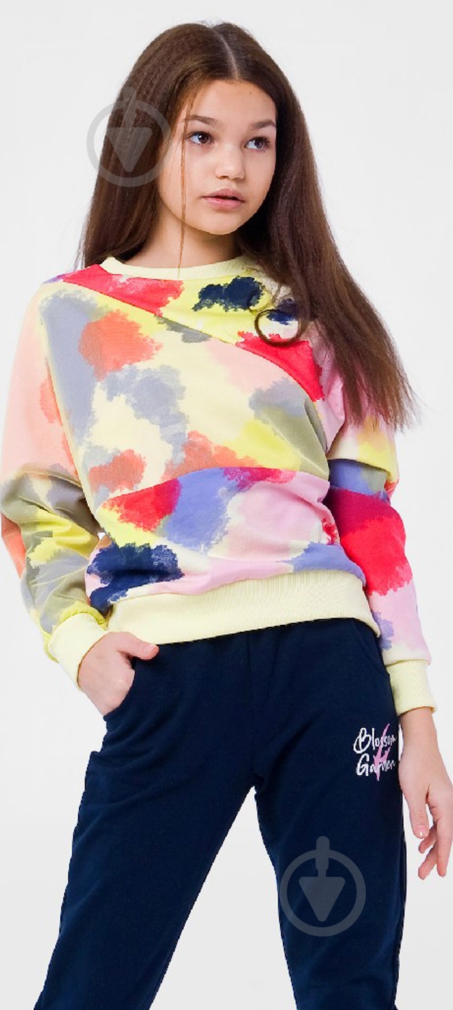 Джемпер для девочки Smil Рисунок р.164 мульти 116512 - фото 1