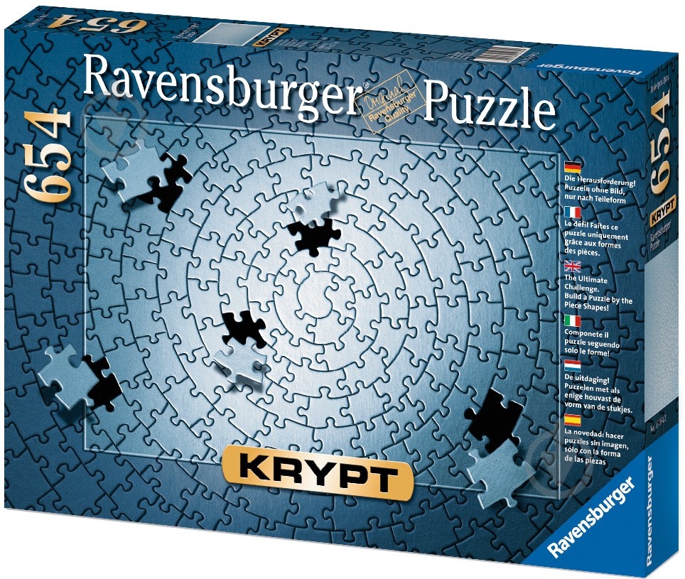 Пазл Ravensburger Крипт: серебристый RSV-159642 - фото 1