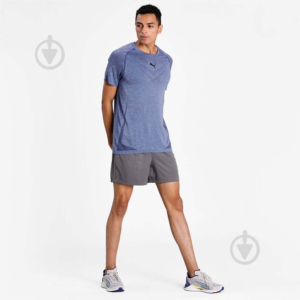 Футболка Puma TRAIN TECH EVOKNIT SS TEE 52011112 р.M фиолетовый - фото 3